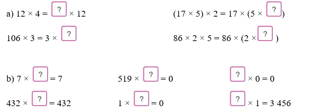 BÀI 34: CÁC TÍNH CHẤT CỦA PHÉP NHÂN