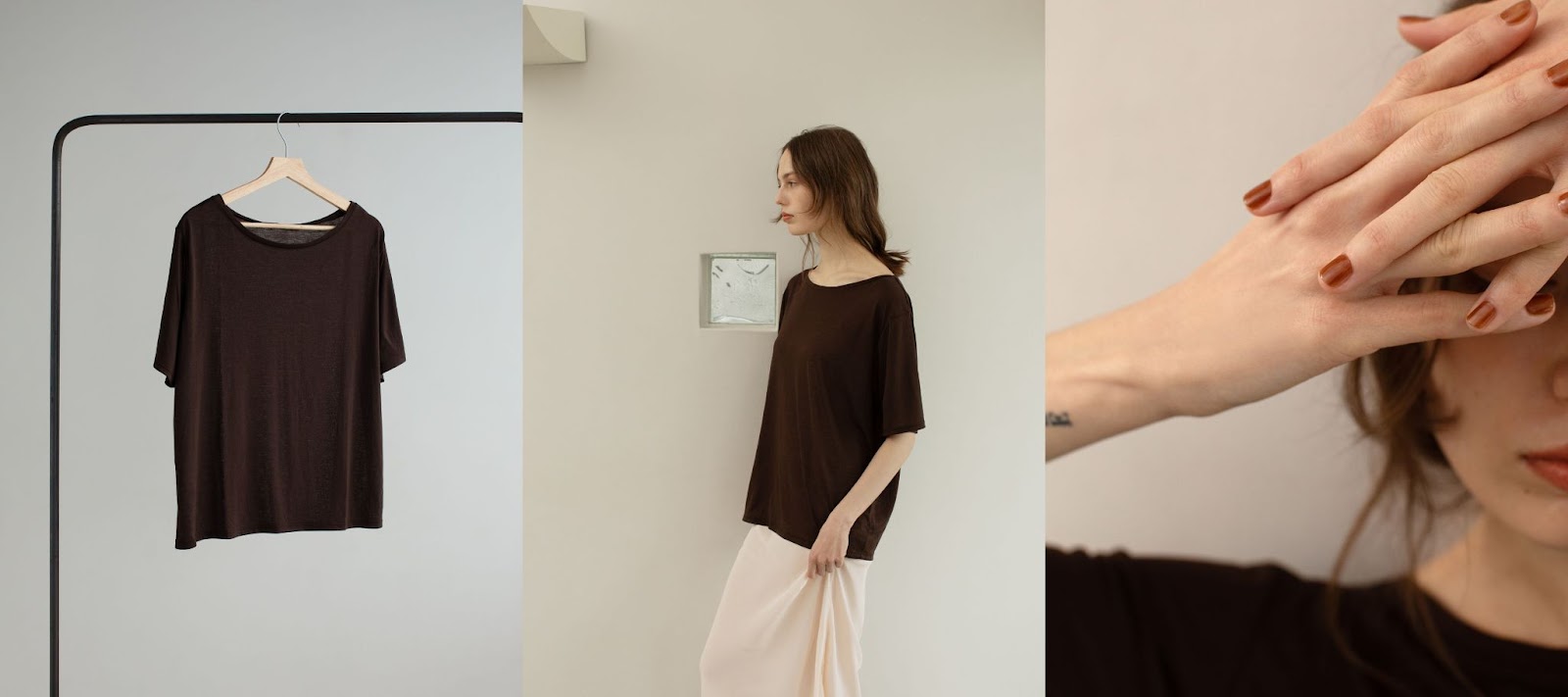 fine jersey T shirt / freckle | rihka