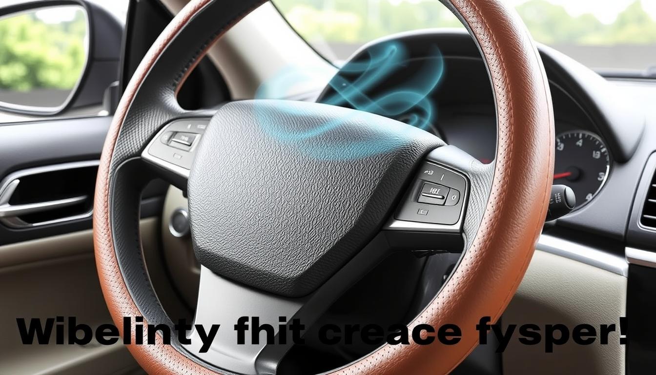 SEG Direct Microfiber Leather Steering Wheel Cover for hot weather