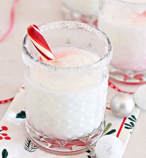 Snowflake Peppermint Cocktail