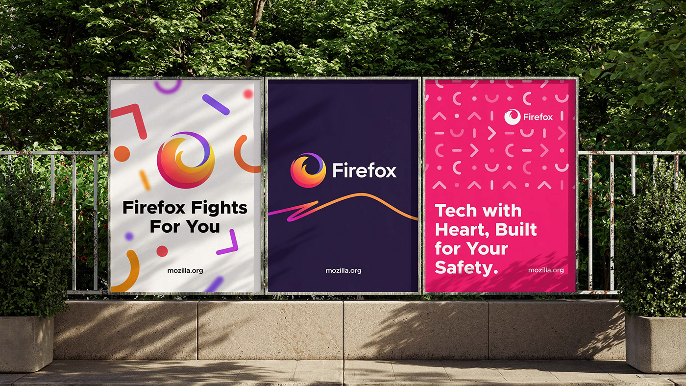 Outdoor Firefox advertise branding