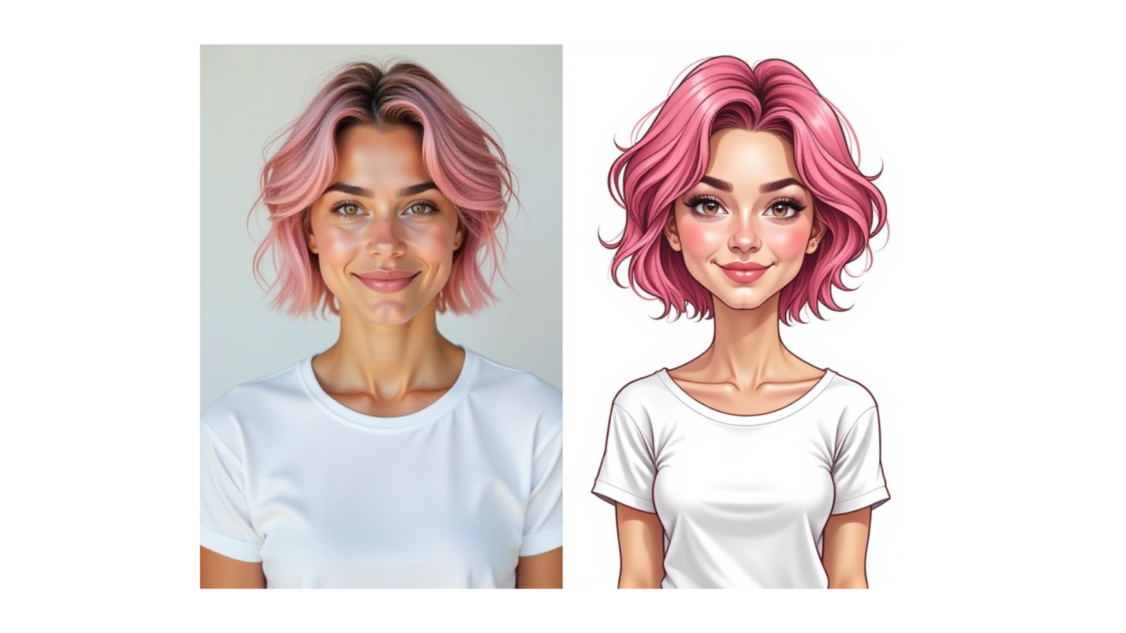 an example of photo cartonizing outline or comic book style