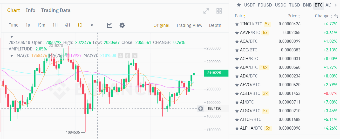 spot trading on binance