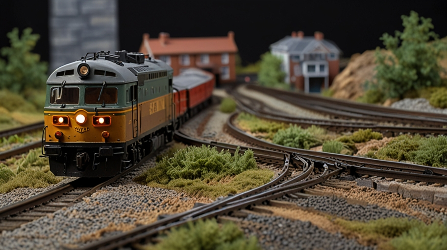 how to make model railroad risers