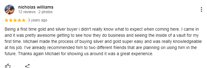 BlueVault San Diego reviews example 2