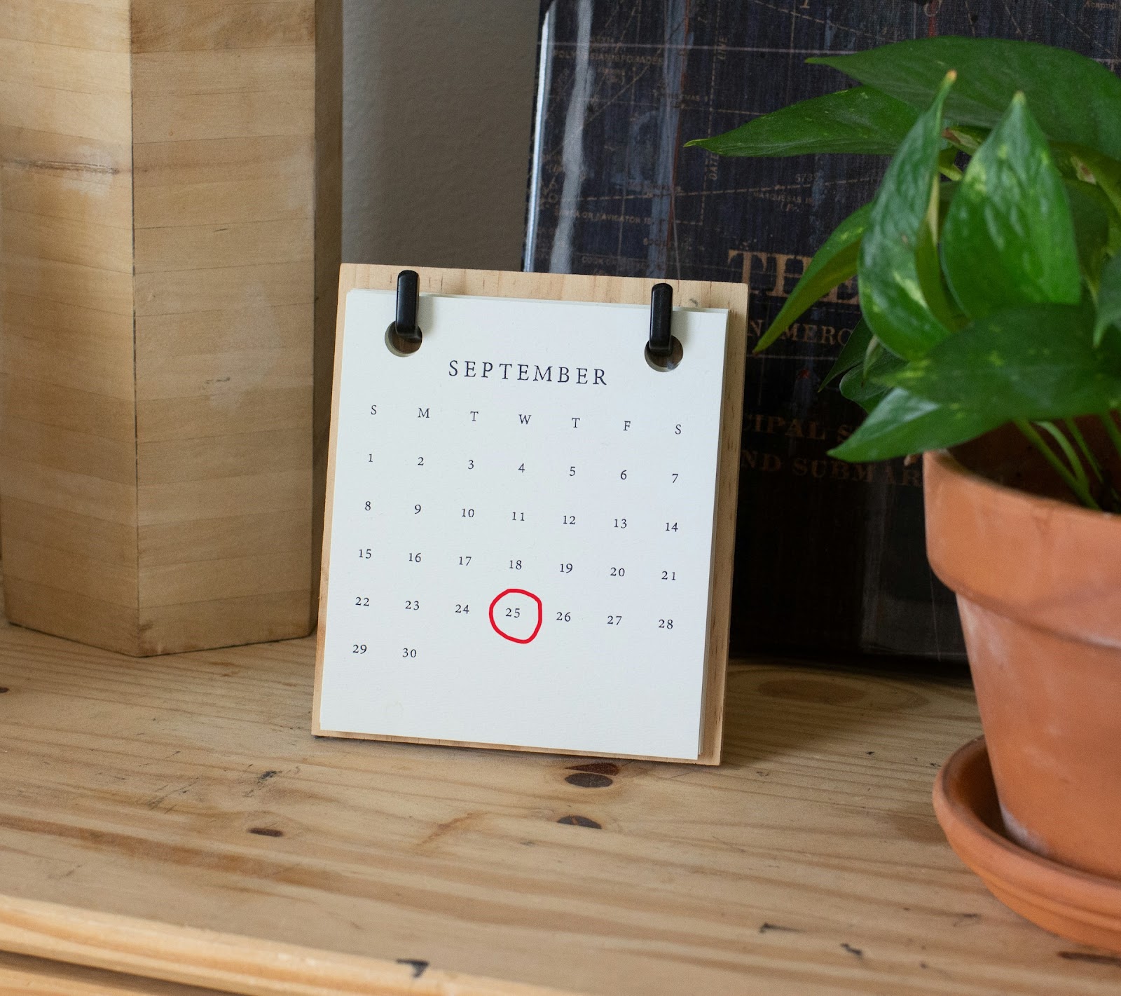 A calendar with a circled date | Source: Unsplash