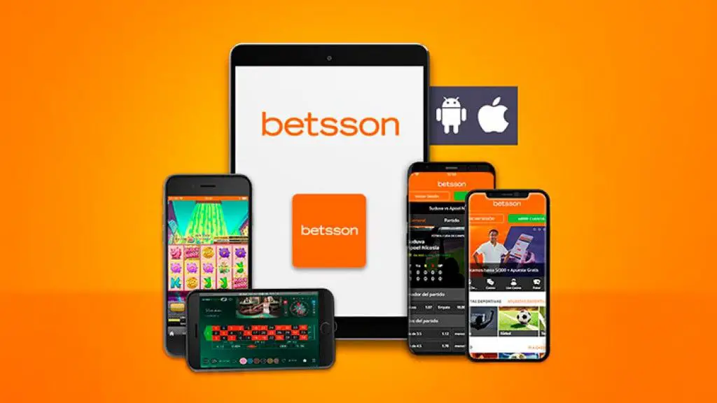 plates-formes sur lesquelles l'application de Betsson casino est disponible