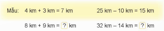 BÀI 55 ĐỀ-XI-MÉT. MÉT. KI-LÔ-MÉTI.HOẠT ĐỘNG 1Câu 1: Số? Đáp án chuẩn:a) 1 dm = 10 cm                1 m = 10 dm                1 m = 100 cm    4 dm = 40 cm                5 m = 50 dm                 3 m = 300 cmb) 30 cm = 3 dm                50 cm = 5 dm40 dm = 4 m                  20 dm = 2 mCâu 2: Chọn độ dài thích hợp.Đáp án chuẩn:Câu 3: Bạn nào nói đúng? Đáp án chuẩn:Bạn Mai và Rô-bốt nói đúng.II.LUYỆN TẬPCâu 1: Số? Đáp án chuẩn:5 dm + 8 dm = 13 dm                          26 dm + 45 dm = 71 dm65 m – 30 m = 35 m                            51 m – 16 m = 35 dmCâu 2: Quan sát tranh rồi trả lời câu hỏi. Đáp án chuẩn:Rô-bốt cần đi 45 m.Câu 3: Nam, Việt và Rô-bốt cùng chơi đá cầu. Nam đá quả cầu bay xa 4 m. Việt đá quả cầu bay xa 5 m. Rô-bốt đá quả cầu bay 7 m.a) Bạn nào đá quả cầu cầu bay xa nhất?b) Việt đá quả cầu bay xa hơn Nam bao nhiêu mét?Đáp án chuẩn:a) Rô-bốt đá quả cầu bay xa nhất.b) Việt đá quả cầu bay xa hơn Nam 1 m.III.HOẠT ĐỘNG 2