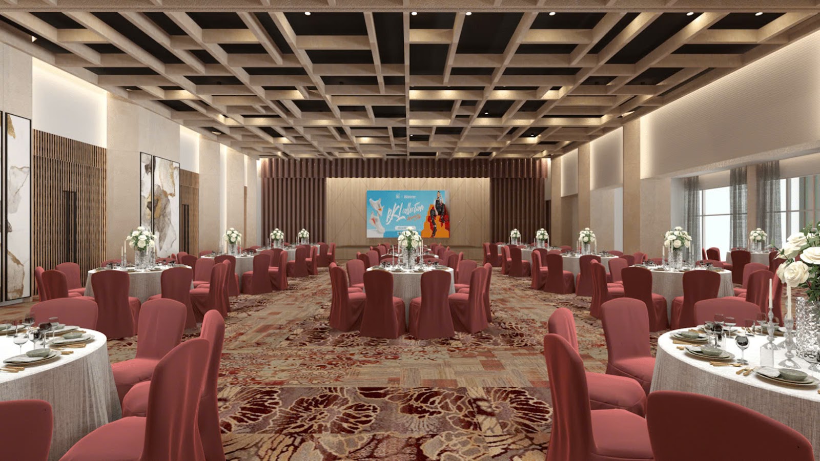 Toàn cảnh phòng Lady Hill Ballroom
