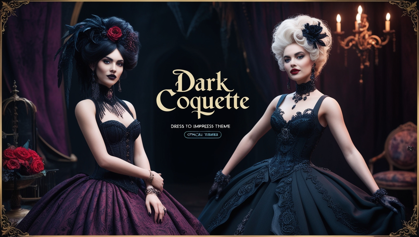 Dark Coquette Dress to Impress