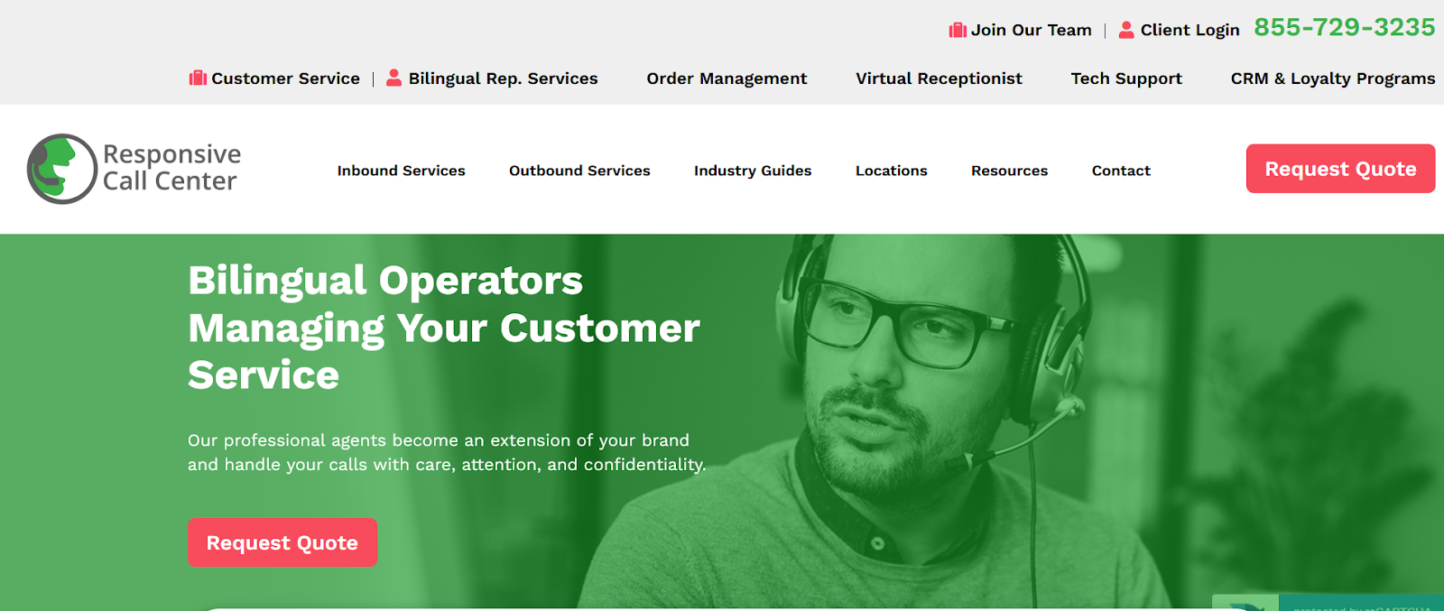 Responsive Call Center