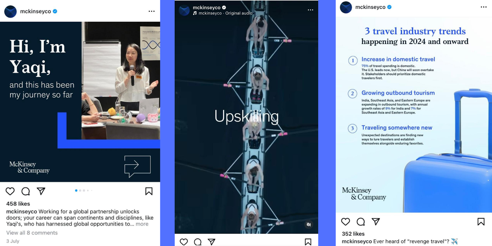 McKinsey & Co instagram post example
