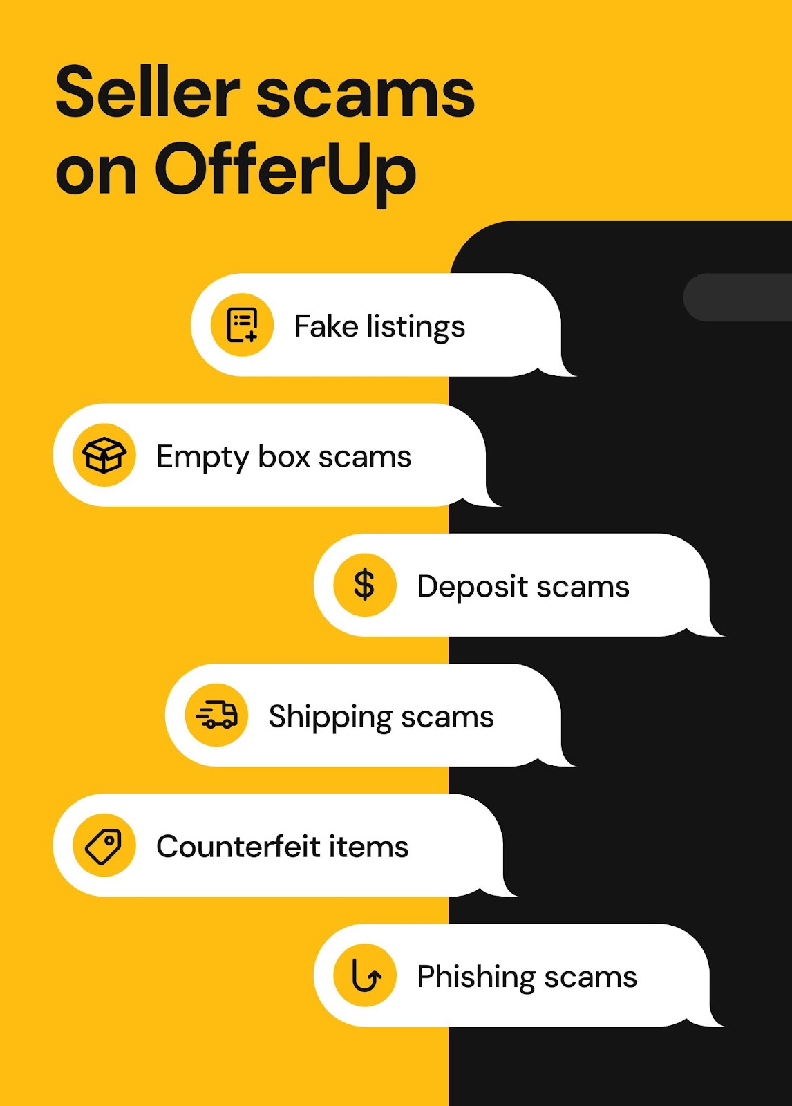 Seller scams on OfferUp