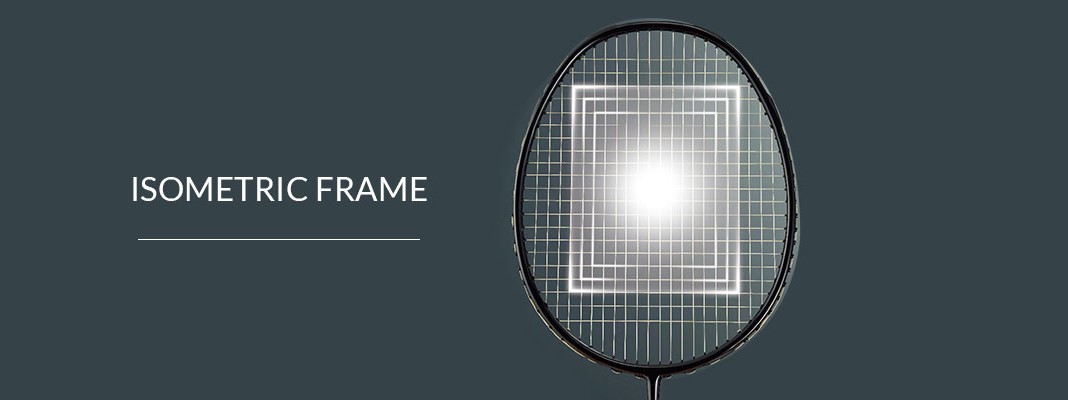 Công nghệ Isometric Frame được tích hợp trong vợt công Yonex  