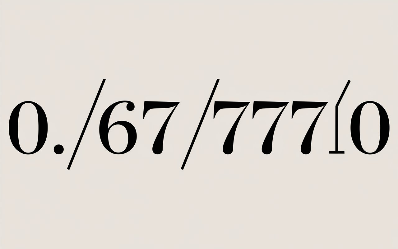 0.67777 Repeating as a Fraction