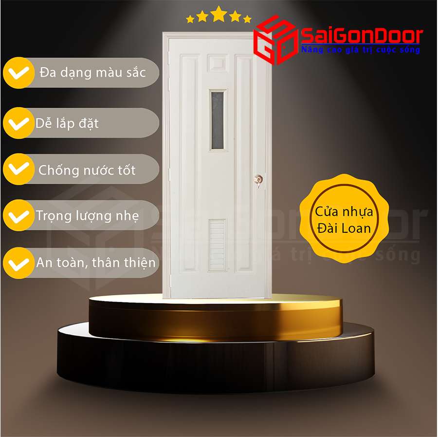 SAIGONDOOR - ĐỊA CHỈ TIN CẬY CUNG CẤP CỬA NHỰA ĐÀI LOAN CHẤT LƯỢNG