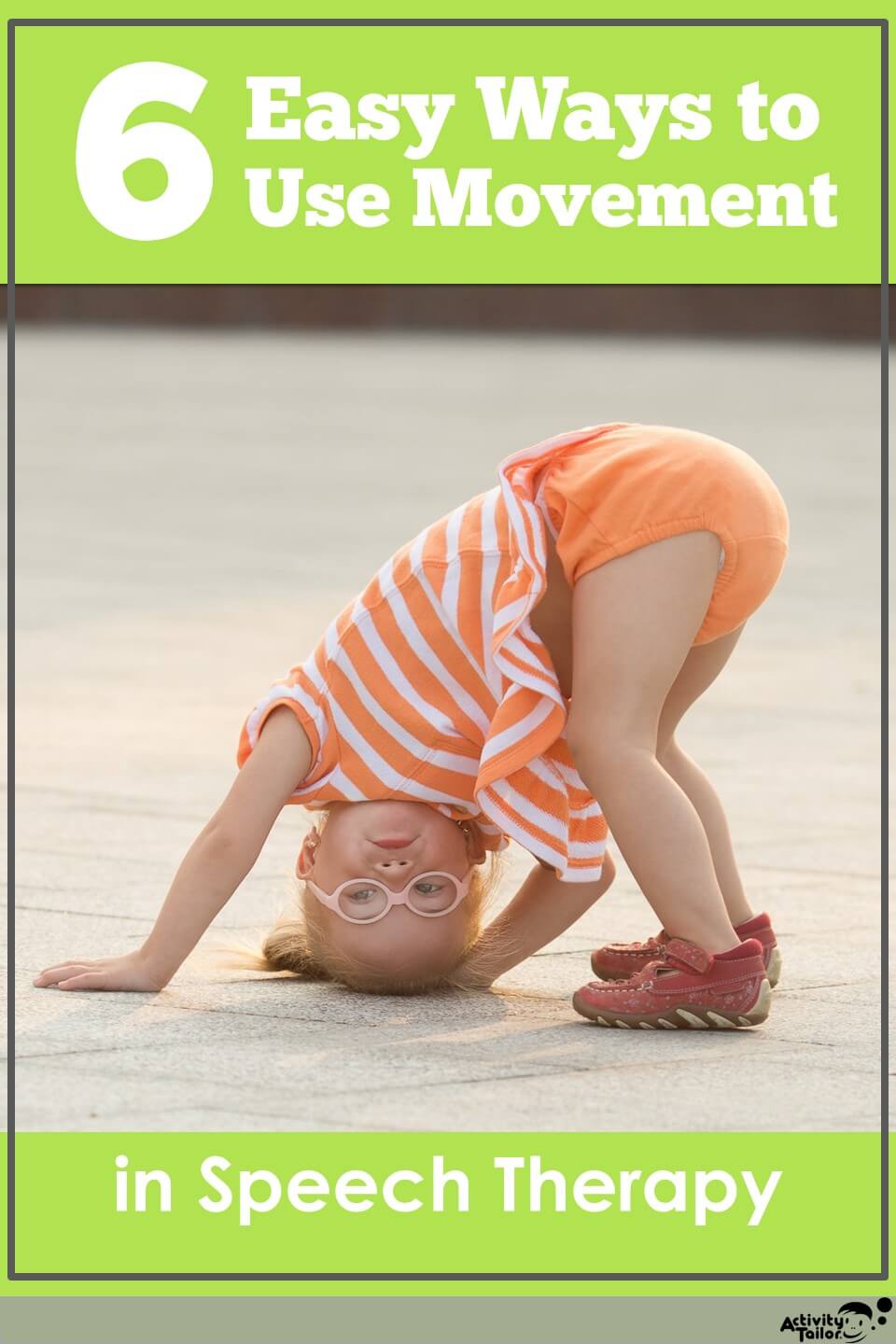 easy ways to use movement in speech sessions