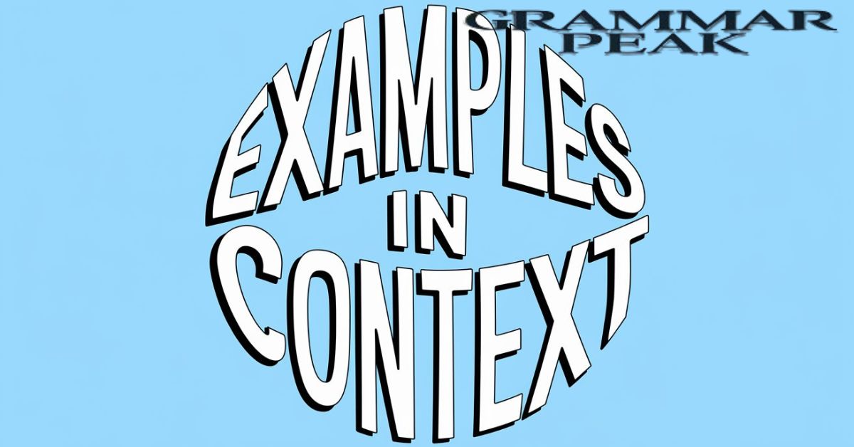 Examples in Context