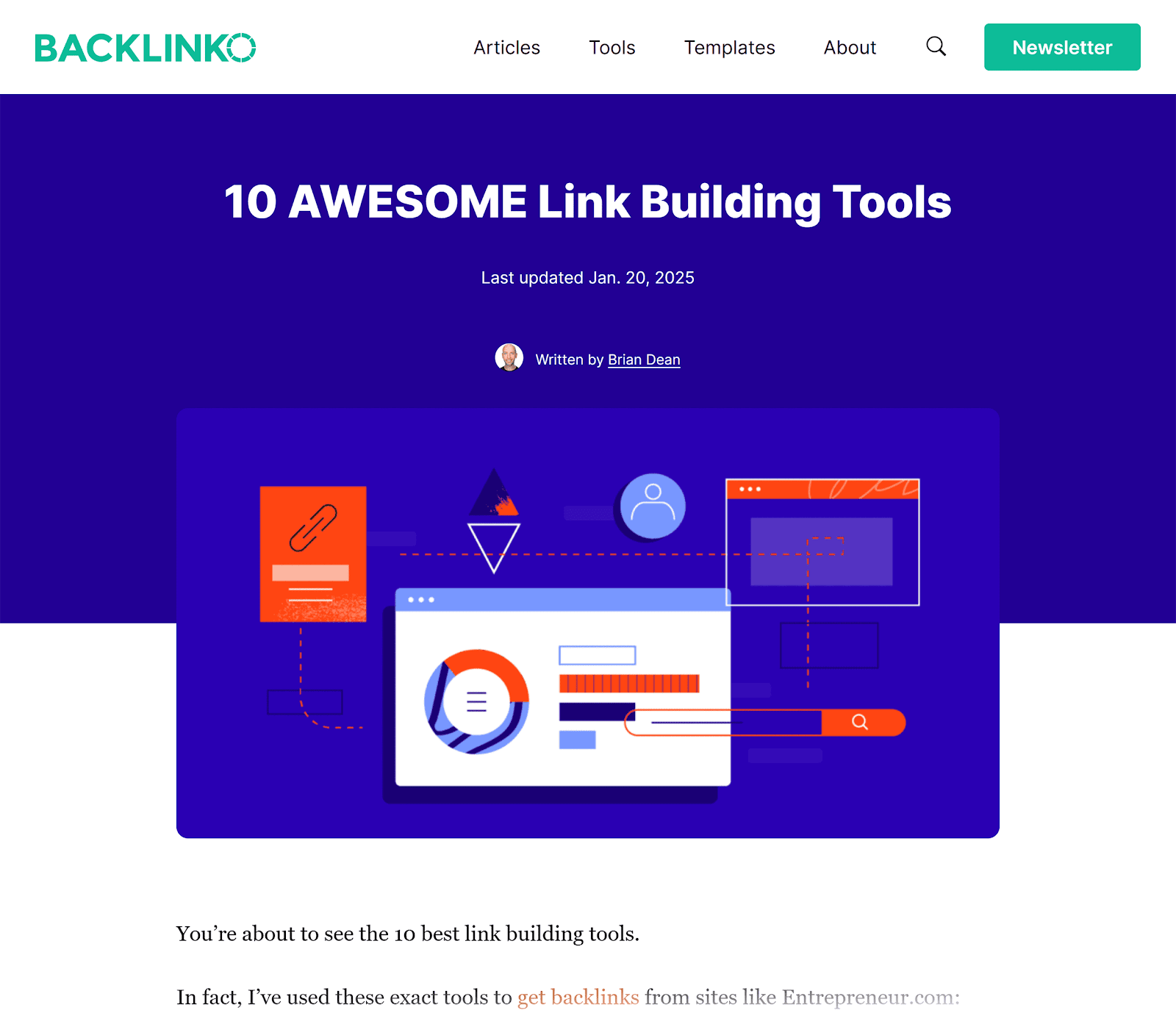 Backlinko – Awesome Link Building Tools
