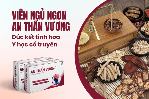 4. Viên uống ngủ ngon An Thần Vương - Đúc kết tinh hoa Y học cổ truyền.