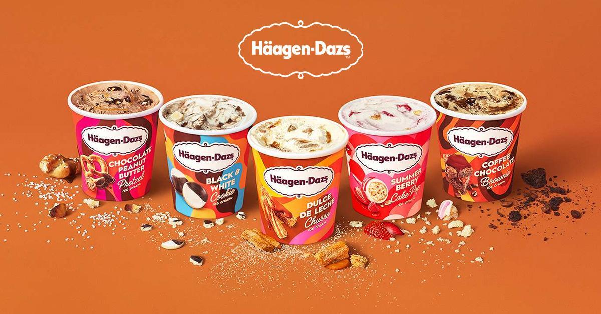 Haagen Dazs premium ice cream