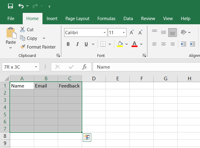 Tạo bảng trong trang tính Excel: Cách tạo biểu mẫu trong Excel