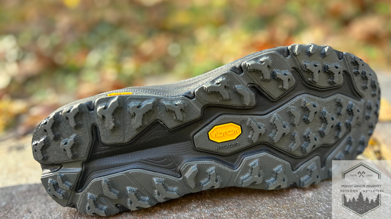 The traction lugs of the Hoka Speedgoat 6 held up great, making it a top choice as a hiking shoe as well