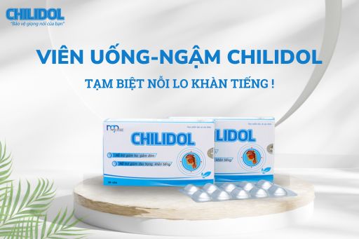 Viên ngậm chữa khàn tiếng- CHILIDOL