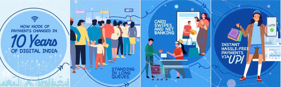 Digital India’s 10-Year Journey Highlighted by Modi Government with 'Monkey to Machine' Storytelling