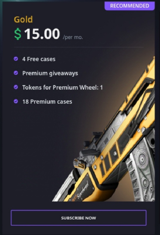 Hellcase Gold Package