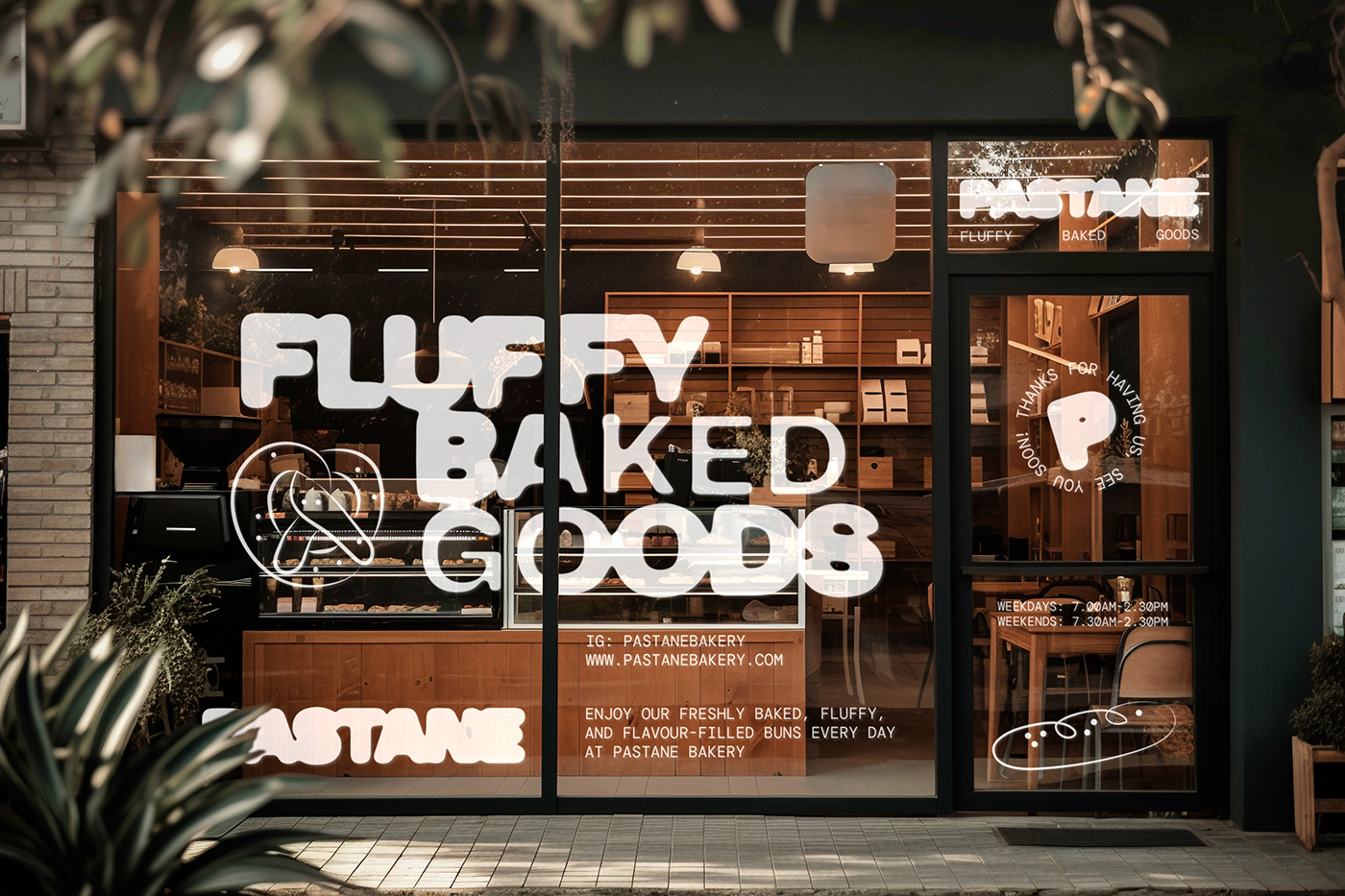 Image from the Branding and Visual Identity in Pastane Bakery’s Elegant Design article on Abduzeedo