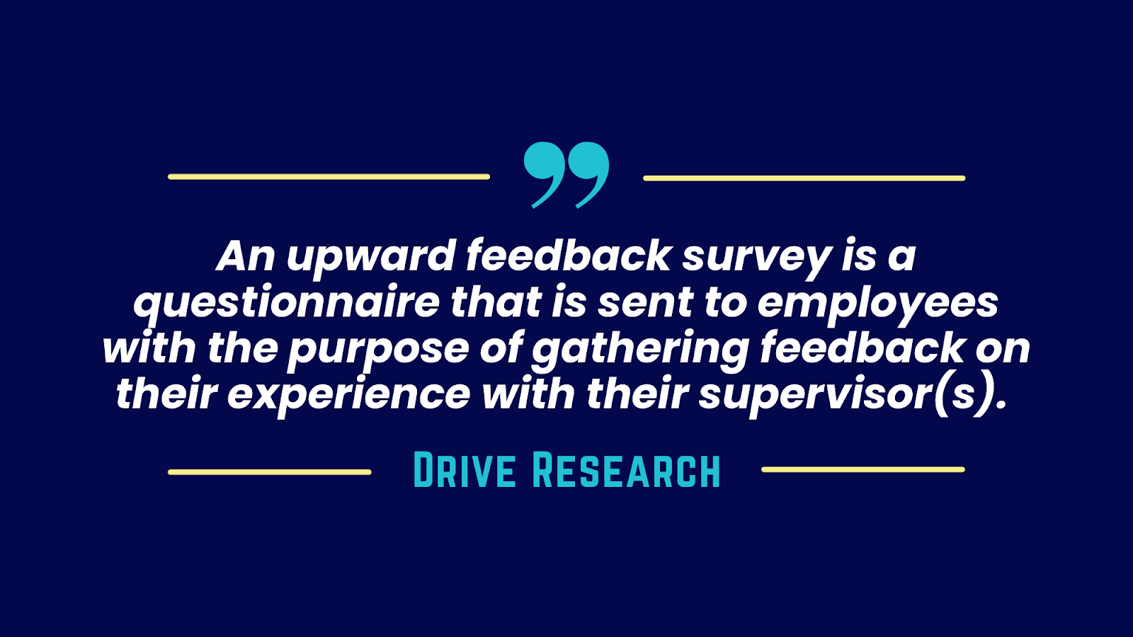 Upward feedback survey definition