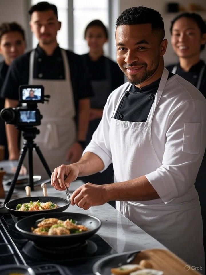 hosting cooking classes for personal