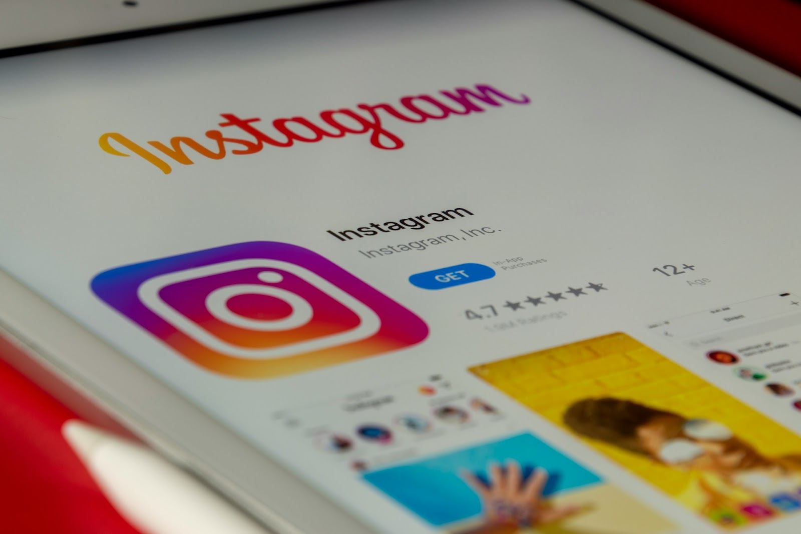 インスタグラム画面イメージ