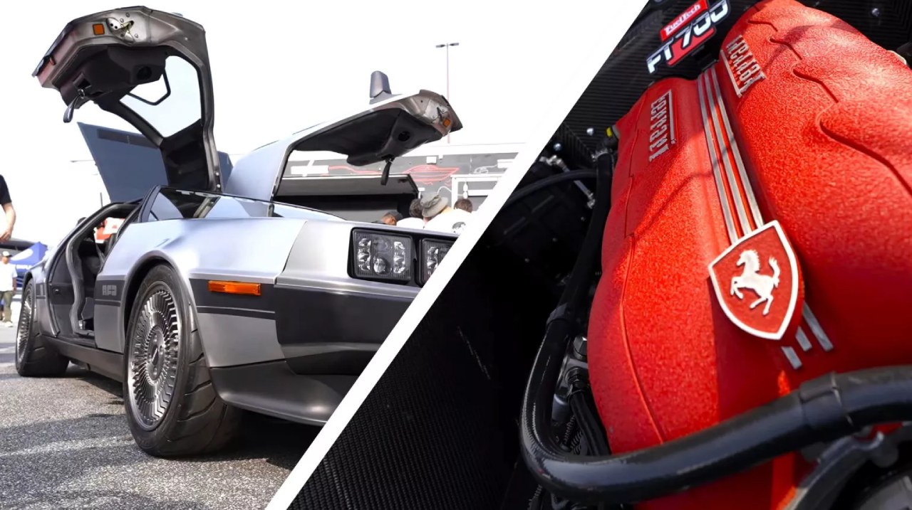 ديلوريان الكلاسيكية تحصل على تحديث جذري بمحرك فيراري V8، مع تحسينات في التعليق والمكابح لتجربة قيادة رياضية فريدة. 
