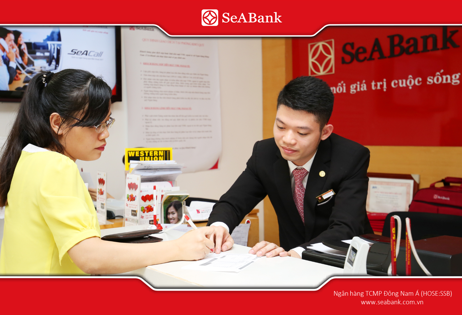 To open a credit card at SeABank, customers need to meet the conditions according to the bank's regulations.