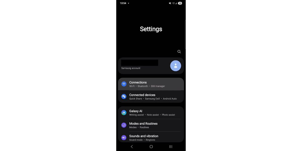 data saver open settings