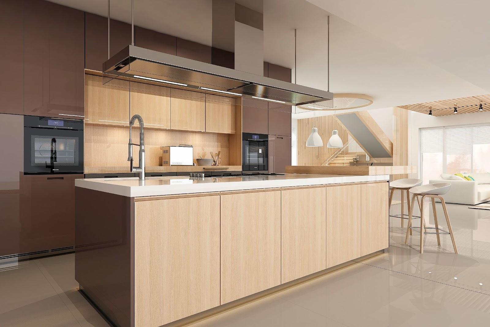 Gỗ ghép phủ Melamine Gỗ ghép phủ Melamine