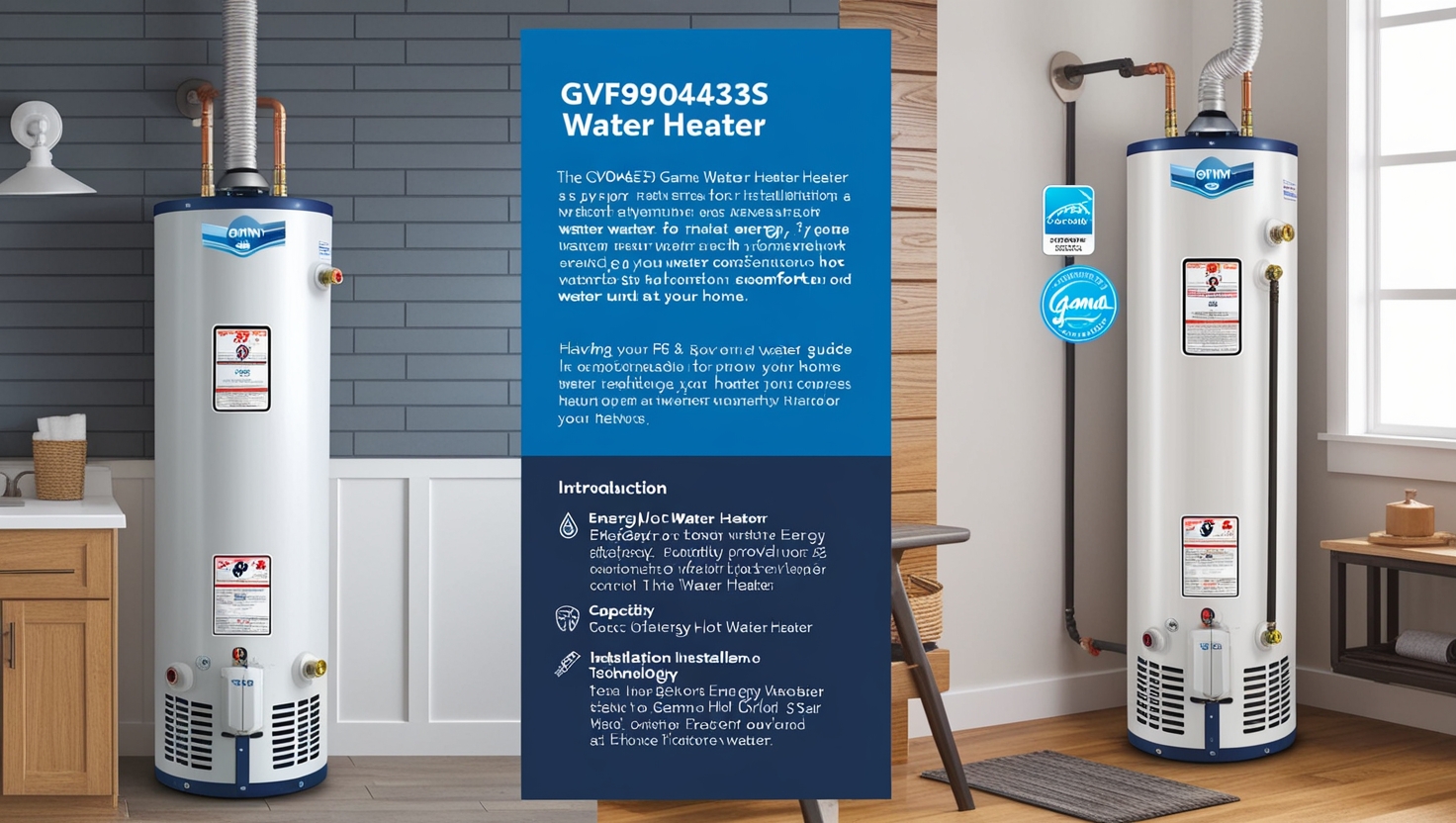 GVF90433S Gama Hot Water Heater