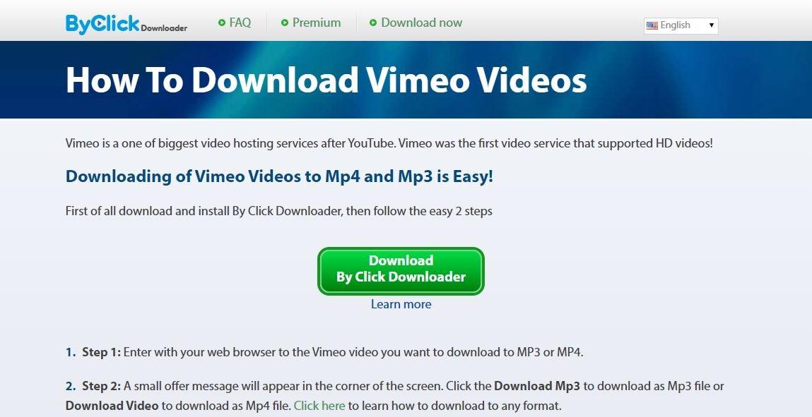 ByClick Vimeo Video Downloader