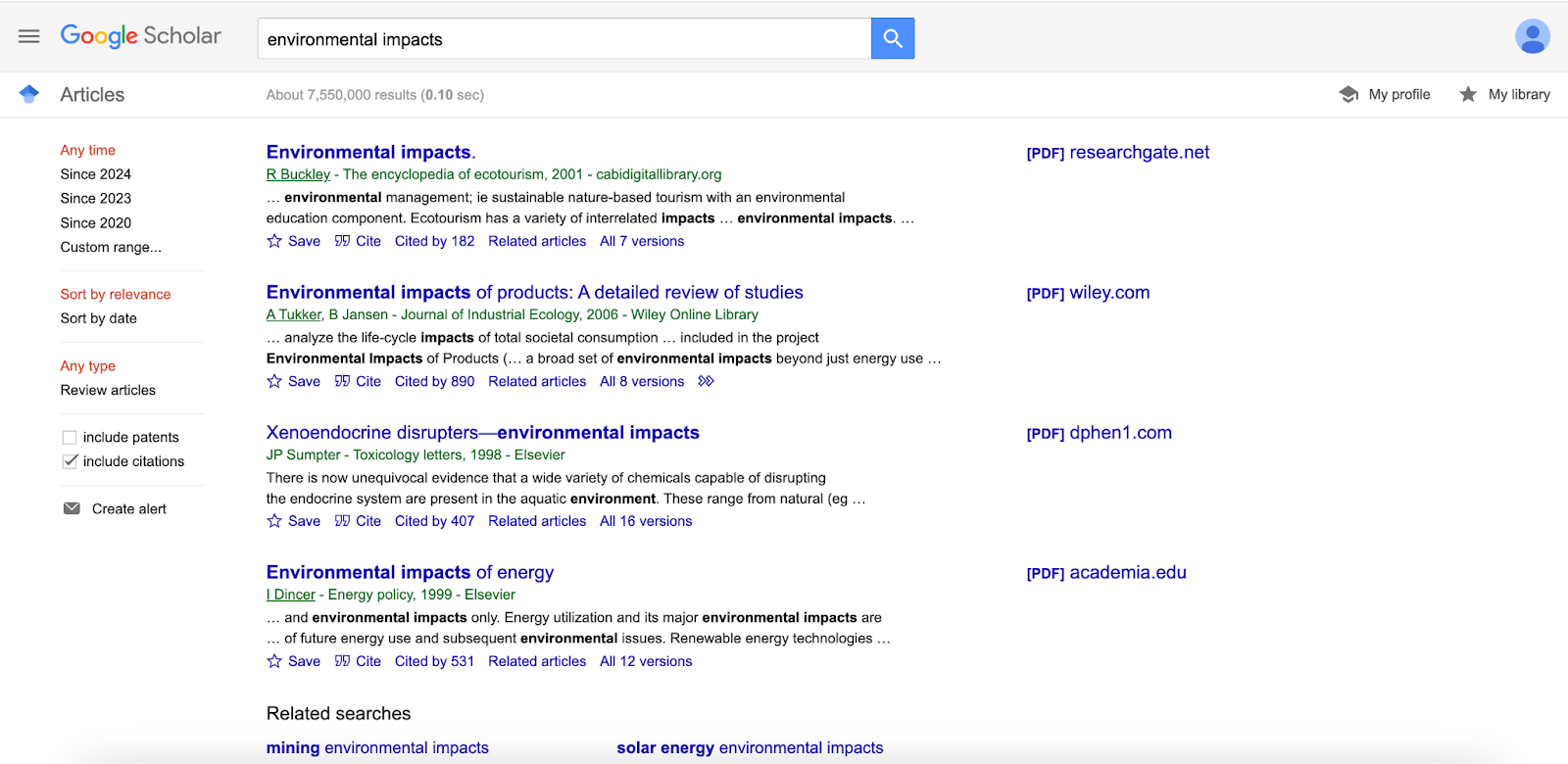 google scholar
