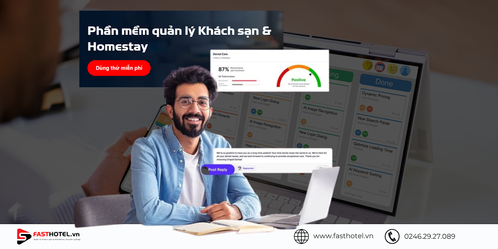 Lý do nên dùng phần mềm quản lý khách sạn miễn phí