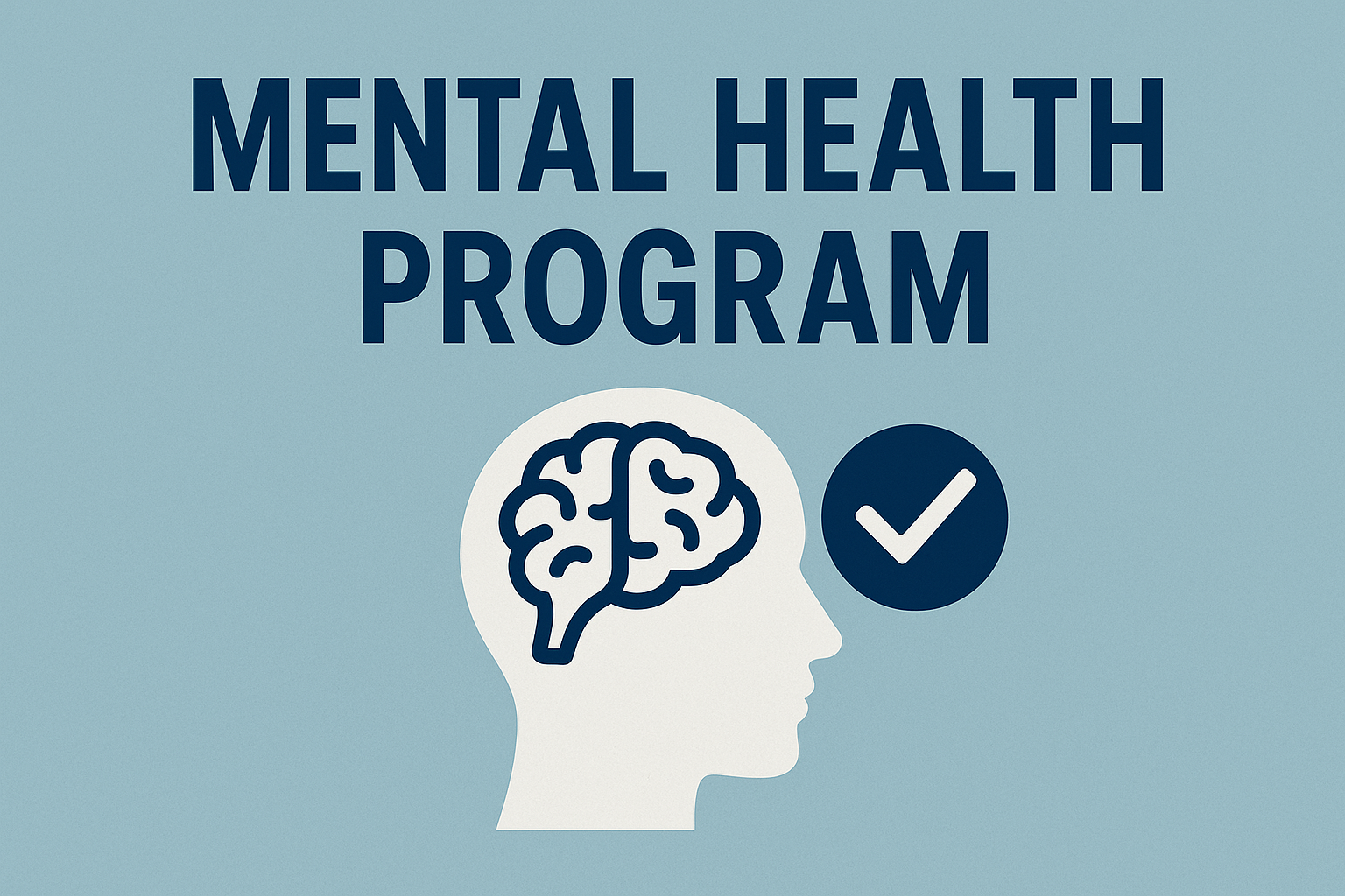 mental health affiliate program represented with the human brain and next to it a check, representing the wellnes of the brain