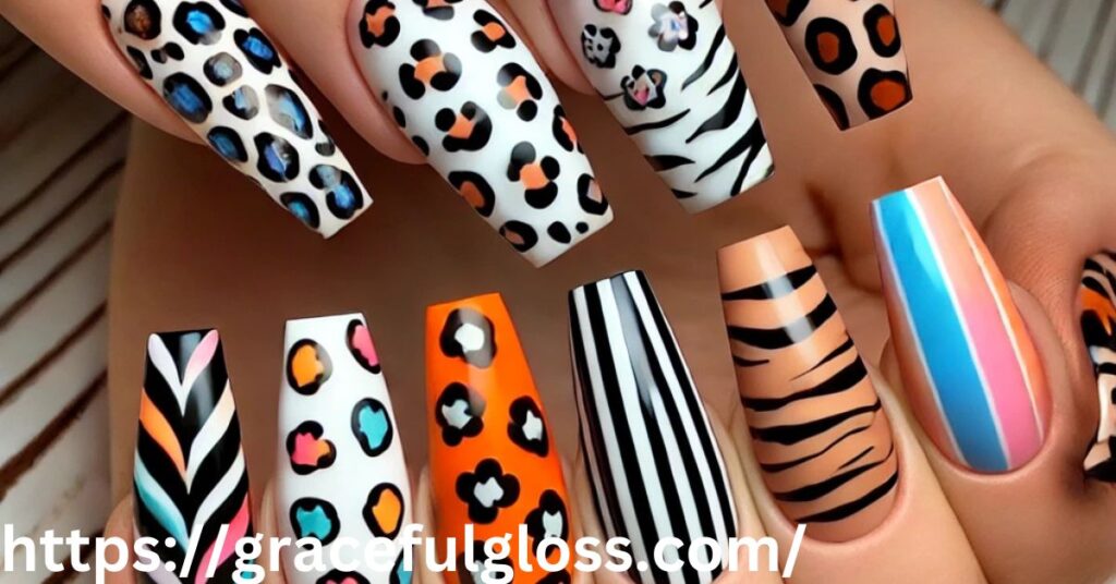  Fun Animal Prints Nails 31 summer toe nail designs