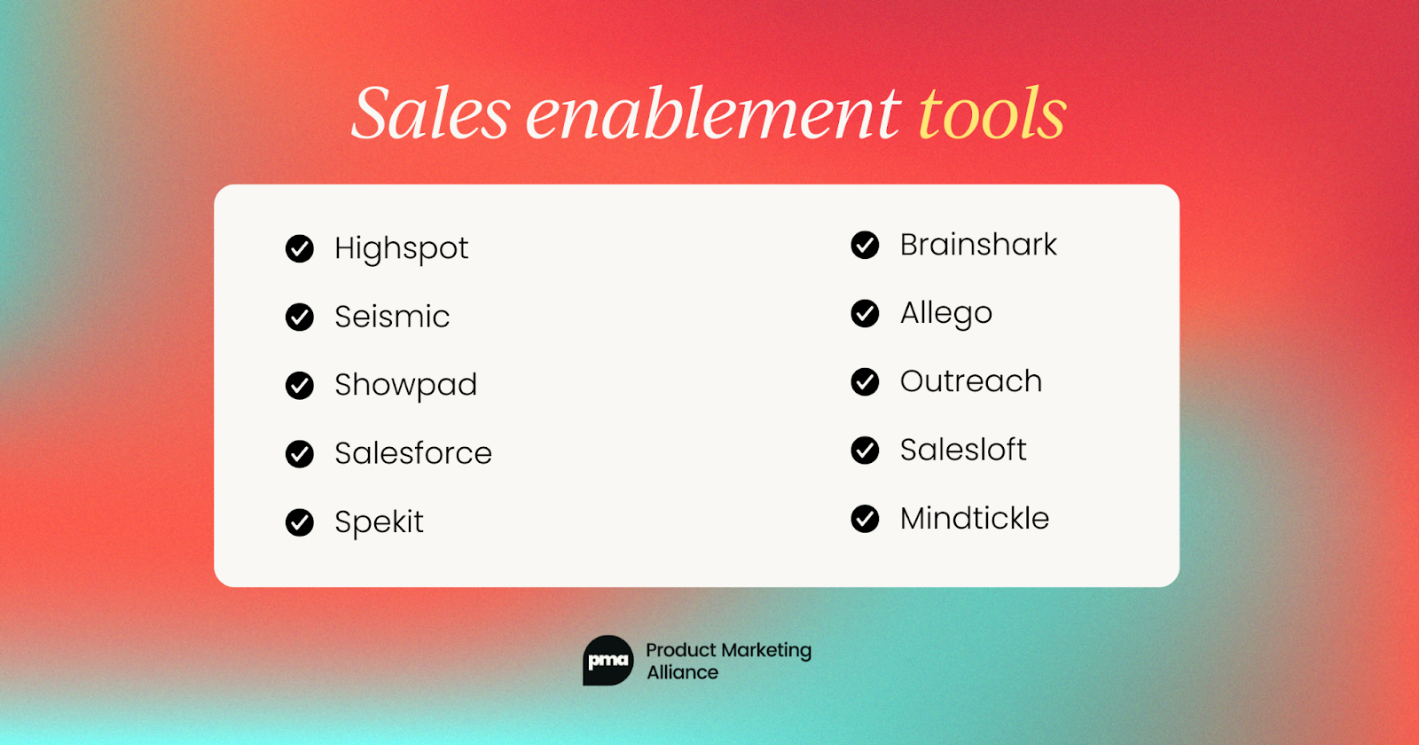 What kind of product marketing tools  do your competitors use (from 3 years of data)?