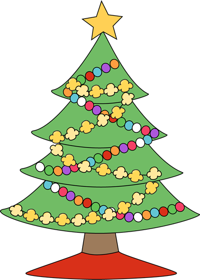 Festive Christmas Tree Clip Art