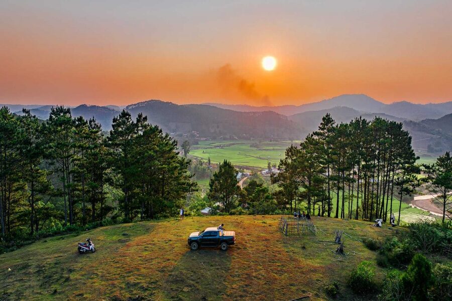 Da Phu Pine Hill is a poetic natural tourist destination in Dalat. Source: 63STravel 