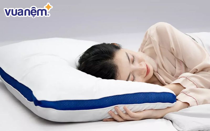 Gối gối lông vũ nhân tạo Microfiber