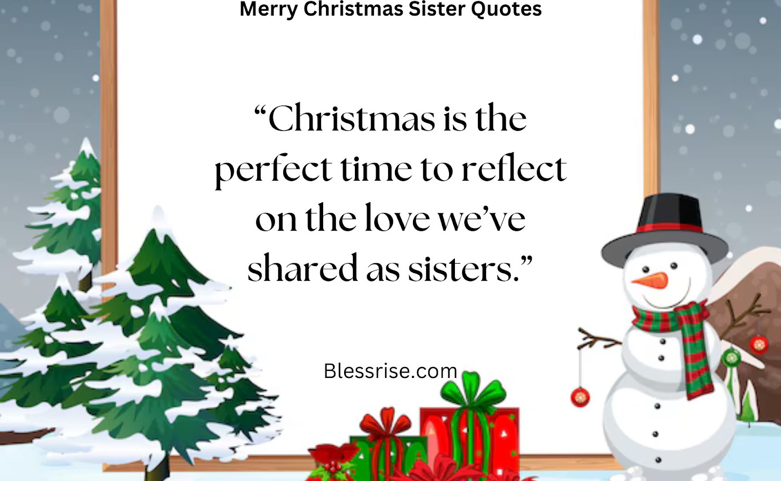 Sisterly Love at Christmas