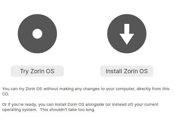 Try Zorin OS on a PC